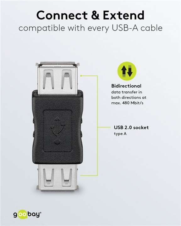 Produktbild Goobay USB 2.0 zu (USB 2.0)
