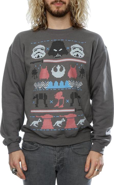 Produktbild Star Wars Dark Side Fair Isle Christmas Sweatshirt (S)
