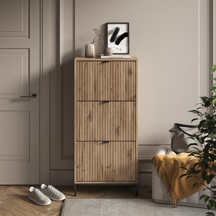 Produktbild Vicco Eliza mit 3 Klappschubladen (60 x 24 x 130 cm)