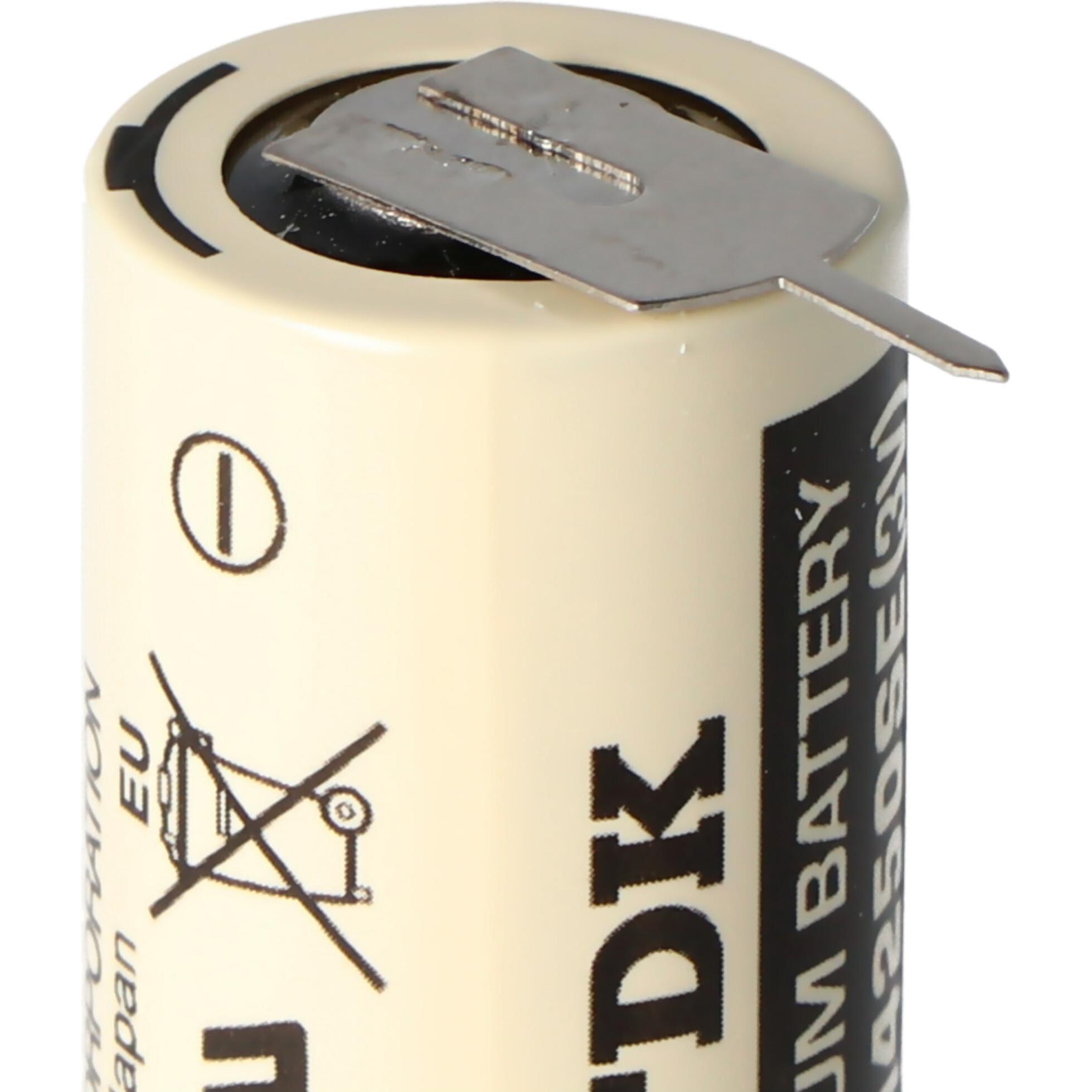 Thumbnail - FDK Sanyo Lithium Batterie CR14250 SE 1/2AA, IEC CR14250, 3er Print, 7,6mm Rastermass (3 Stk., 1/2 AA, 850 mAh), Batteri...