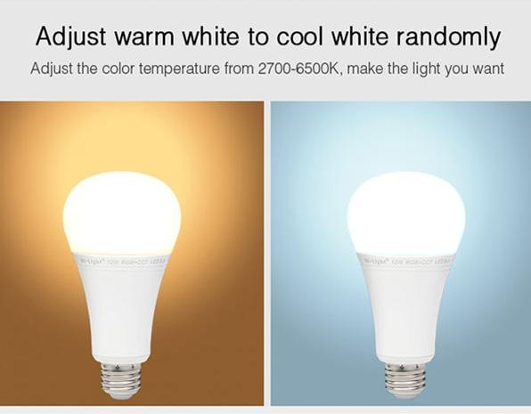 Produktbild Milight LED Birne RGB+KW/WW 9W (E27, 9 W, 850 lm, 1 x, F)