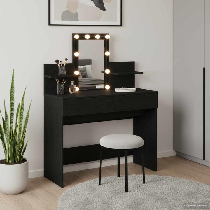 Actual product image vidaXL Schminktisch (100 x 40 x 130 cm)
