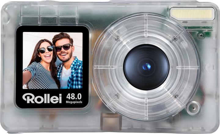 Rollei Compactline Pocket Digital Camera, Clear (48 Mpx, 1/2,3'')