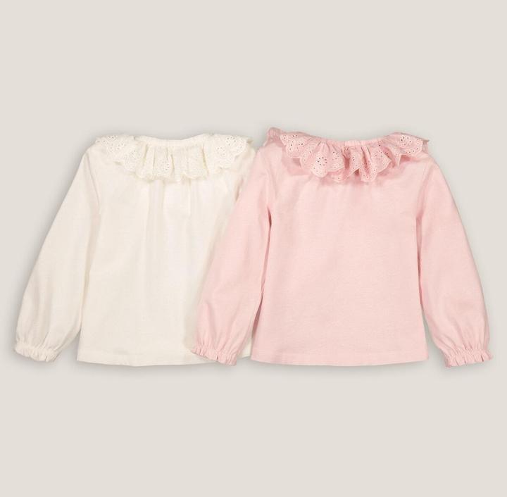 Produktbild La Redoute Collections 2er-Pack Shirts Signature mit Volantkragen (86)