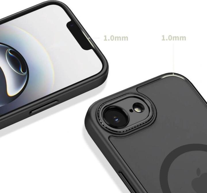 Produktbild Tech-Protect MagCam MagSafe iPhone 16e Case - Matte Black (Apple iPhone 16e, Apple iPhone 17e)