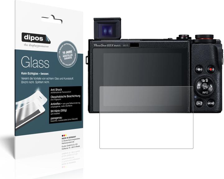 Produktbild Dipos Displayschutz Anti-Shock (Displayschutz, Canon PowerShot G5X Mark II)