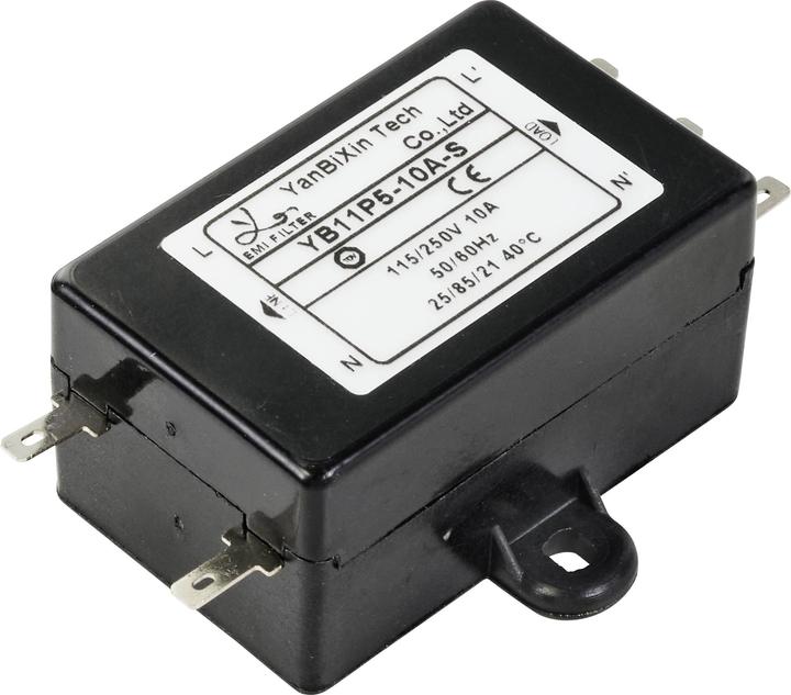 Produktbild Tru Components TC-10471952 Netzfilter 250 V/AC 10 A 0.3 mH (L x B x H) 68 x 50