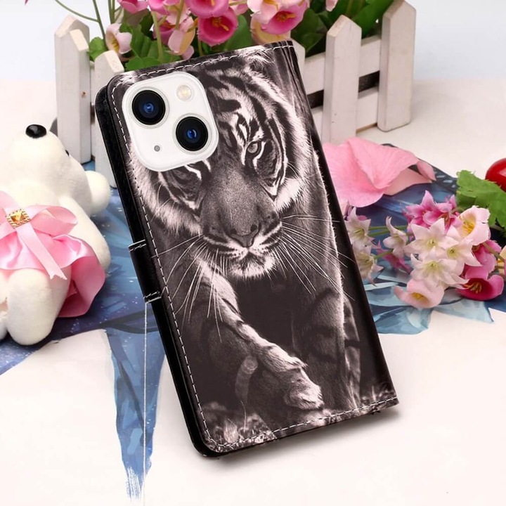 Immagine prodotto Cover-Discount iPhone 15 - Custodia in pelle Tiger (Apple iPhone 15)