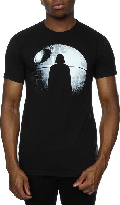Actual product image Star Wars Mens Darth Vader Silhouette Cotton T-Shirt (XL)