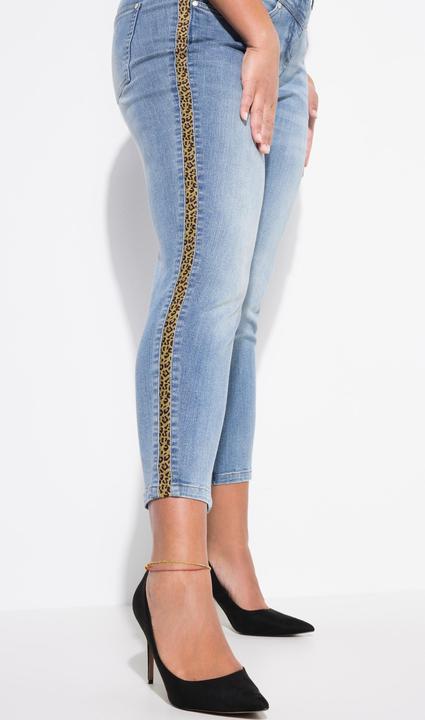 Image du produit Miamoda Skinny-Jeans, Slim Fit, Leostreifen, 5-Pocket (54)