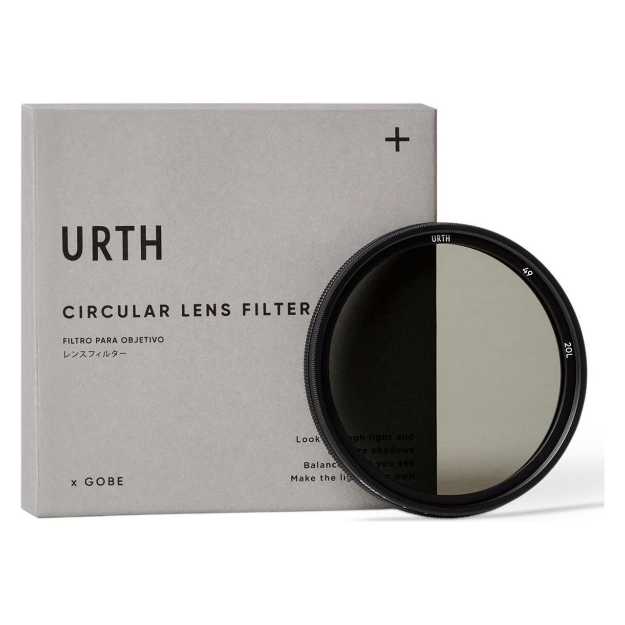 Urth 49mm ND2 32 (1 5 Stop) Variable Nd Lens Filter (Plus+) (49 mm, Nd- / Graufilter), Objektivfilter, Schwarz
