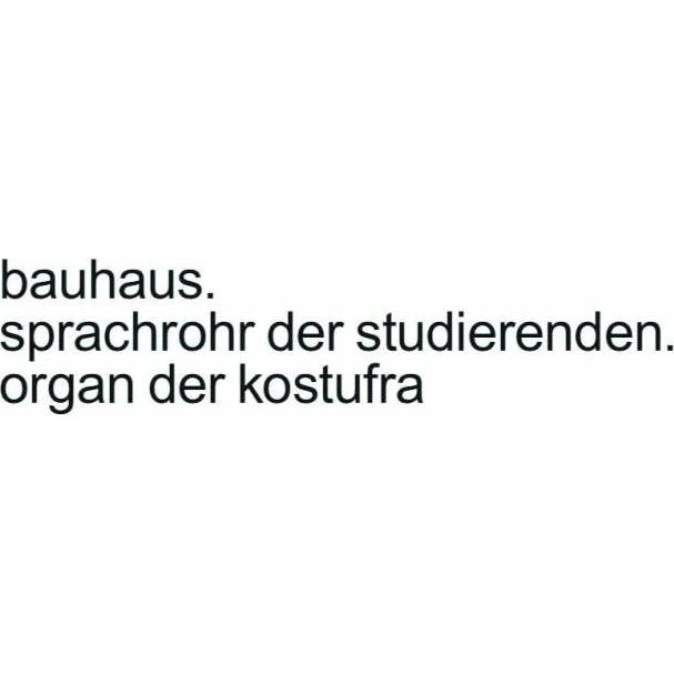 Thumbnail - bauhaus. sprachrohr der studierenden. organ der kostufra, Fachbücher von Wolfgang Thöner, Karoline Lemke