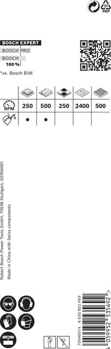 Productafbeelding Bosch Professional Zubehör Expert Taai Materiaal Gatenzaag, 35 x 60 mm (35 mm)