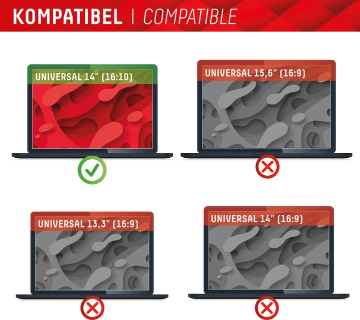 Immagine prodotto Displex Privacy Safe, Laptop Blickschutzfilter (14", 16:10)