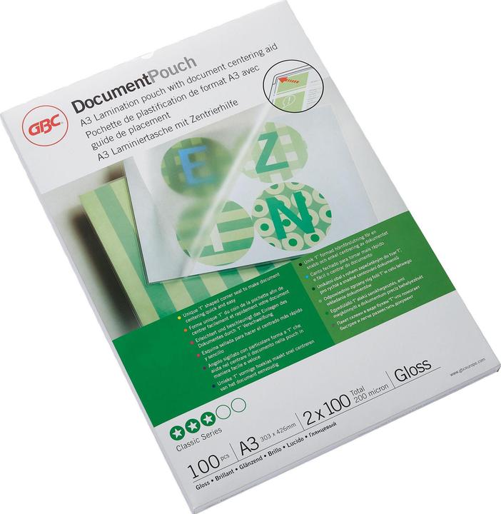 Actual product image GBC Laminating foil (A3, 100 Piece, 100 µm)