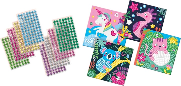 Actual product image Ses Diamond Painting - Happy Animals