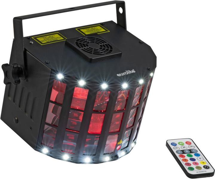 Actual product image Eurolite Set LED KLS-3002 + Laser Derby Mobile Bundle