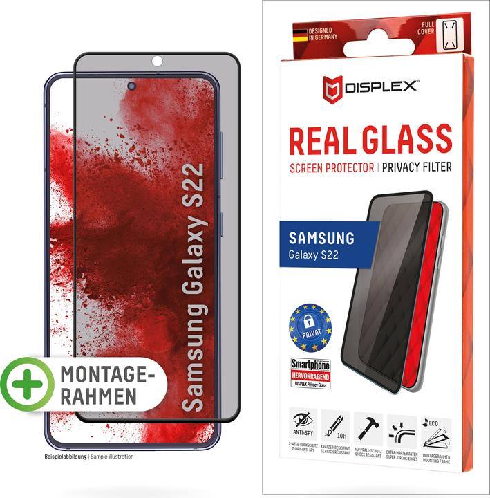 Produktbild Displex Full Cover Privacy Panzerglas (1 Stück)