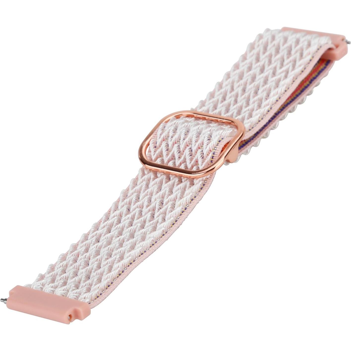 Cadorabo Armband für Samsung Galaxy Gear (22 mm, Nylon), Uhrenarmband, Rosa