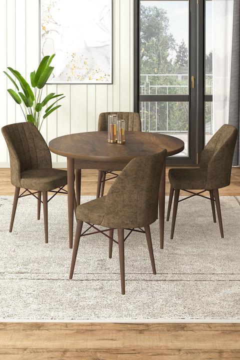 Actual product image Hanah Home Rox Dining TableChairs Set