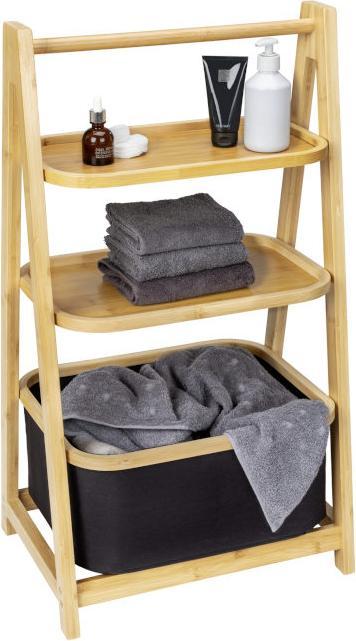 Produktbild Wenko Regal mit Korb Ecori (44 x 80 x 33 cm)