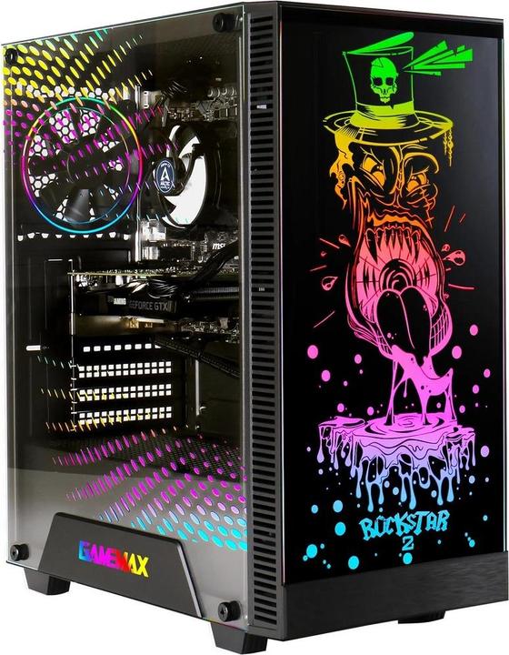 Produktbild GameMax MegaDeal Rockstar SET02525 7459 Ryzen 5 5600GT 16GB 1TB SSD Radeon Graphics + MSI PRO MP273A (1000 GB, 16 GB, AMD Radeon Graphics)