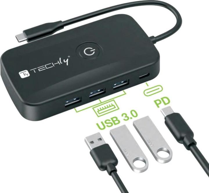 Techly Bezprzewodowy transmiter obrazu USB-C do HDMI 1080p do 30m (30 m)