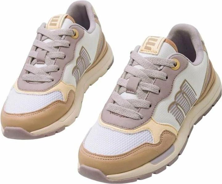 Produktbild Mustang Sneaker Compact Weiss Hellbraun (37)