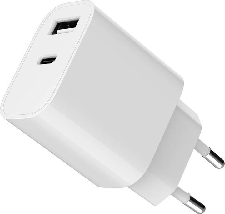 Actual product image Gembird CHARGER USB UNIVERSAL WHITE/2P TA-UC-2AC12-01 (12 W)