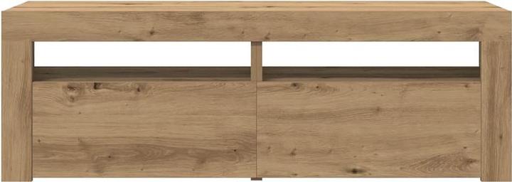 Produktbild VidaXL TV Schrank Lowboard Fernsehschrank Fernsehtisch mit LED Artisan-Eiche (120 x 35 x 40 cm)