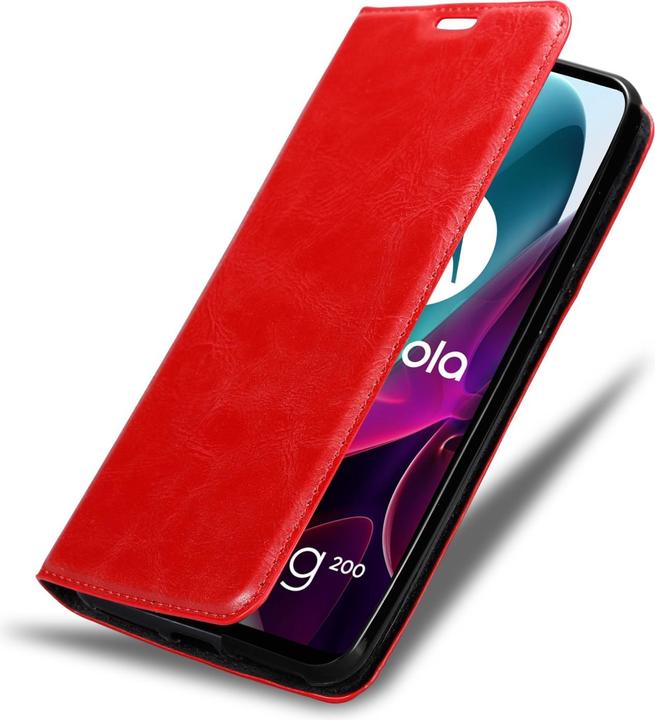 Produktbild Cadorabo Book Invis. Magnet Hülle (Motorola Moto G200 5G)