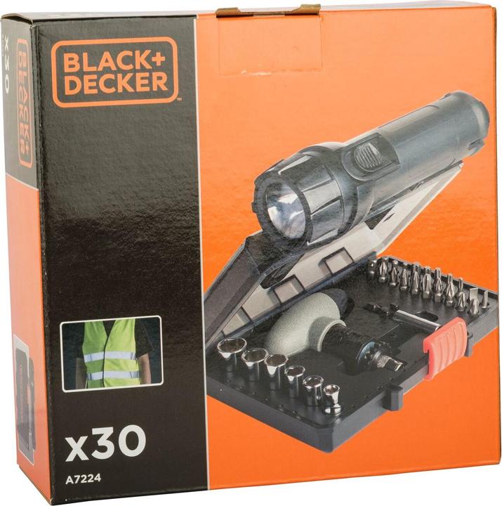 Produktbild Black & Decker 30tlg. SOSSet mit Sicherheitsweste