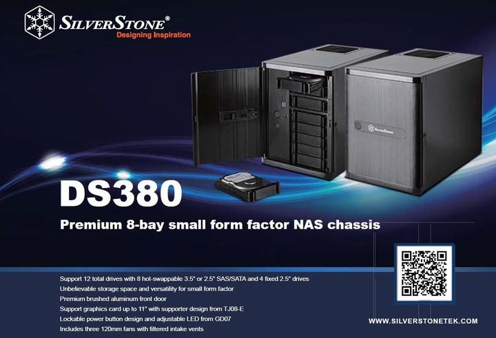 Produktbild Silverstone Sst-Ds380b (Mini-DTX, Mini-ITX)