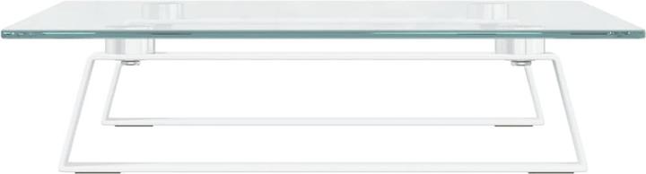 Immagine prodotto vidaXL Supporto per monitor bianco 40x35x8 cm in vetro temperato e