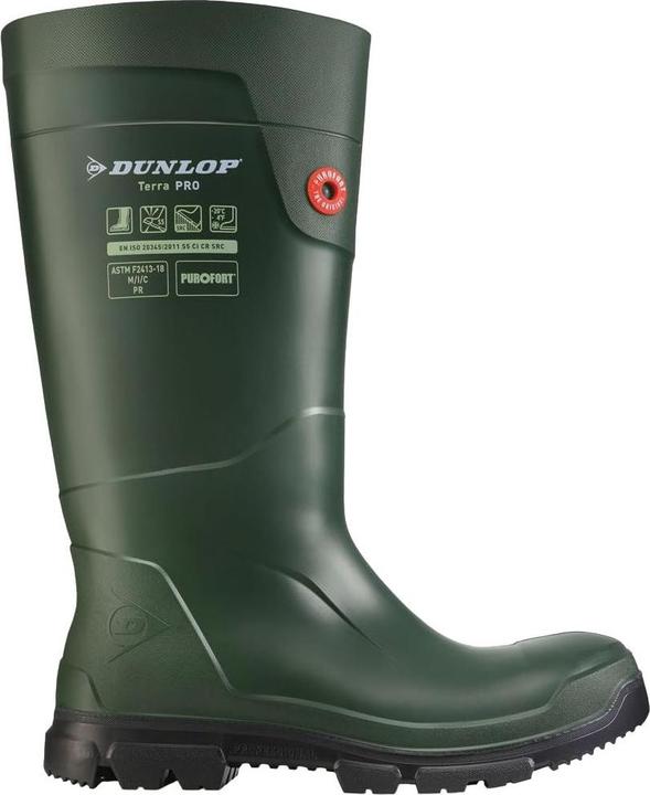 Actual product image Dunlop Safety rubber boots green "TerraPro" S5, size 43 (S5, 43)