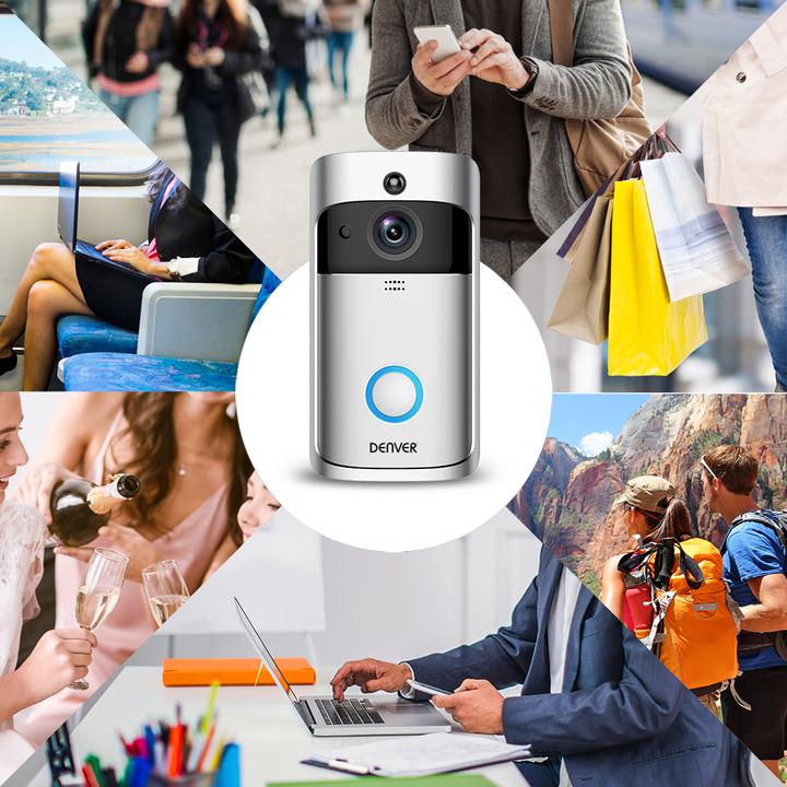Actual product image Denver Door intercom system VDB-110 incl. interior alarm (Wi-Fi)