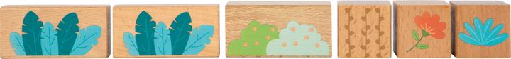 Actual product image small foot Wooden Building Blocks "Jungle Friends"