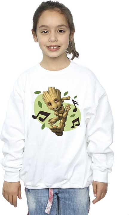 Immagine prodotto Guardians Of The Galaxy Groot Musical Notes Felpa Ragazze (104)