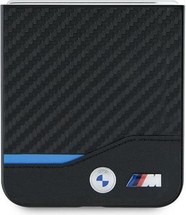 Produktbild BMW BMHCZF622NBCK Z Flip6 F741 czarny/black hardcase Carbon Blue Line (Samsung Galaxy Z Flip6)