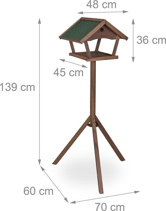 Produktbild Relaxdays Vogelfutterhaus