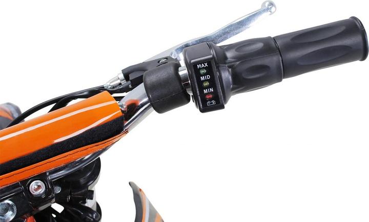 Actual product image Actionbikes Motors Kids Mini Enduro Crossbike Gepard Electric 500 Watt Motorcrossbike Pocketbike (Orange)