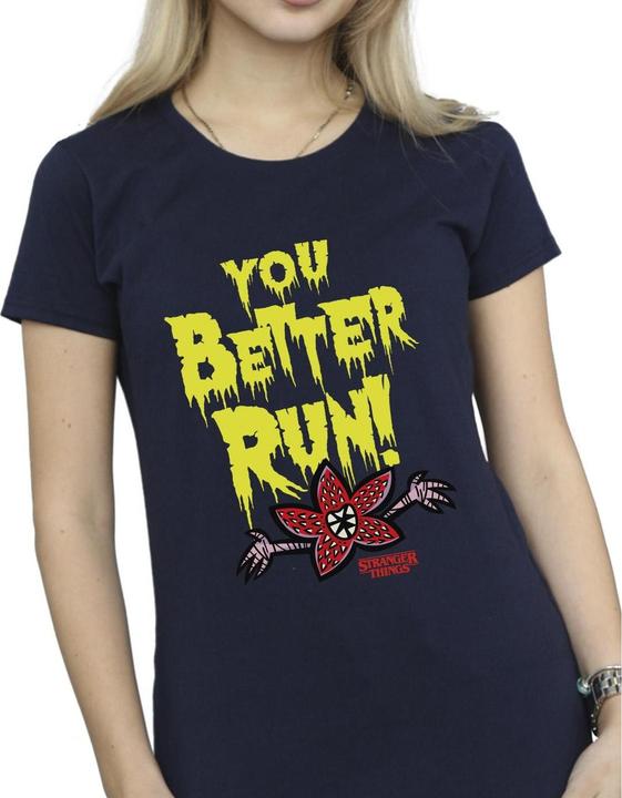 Produktbild Netflix Stranger Things You Better Run TShirt (M)