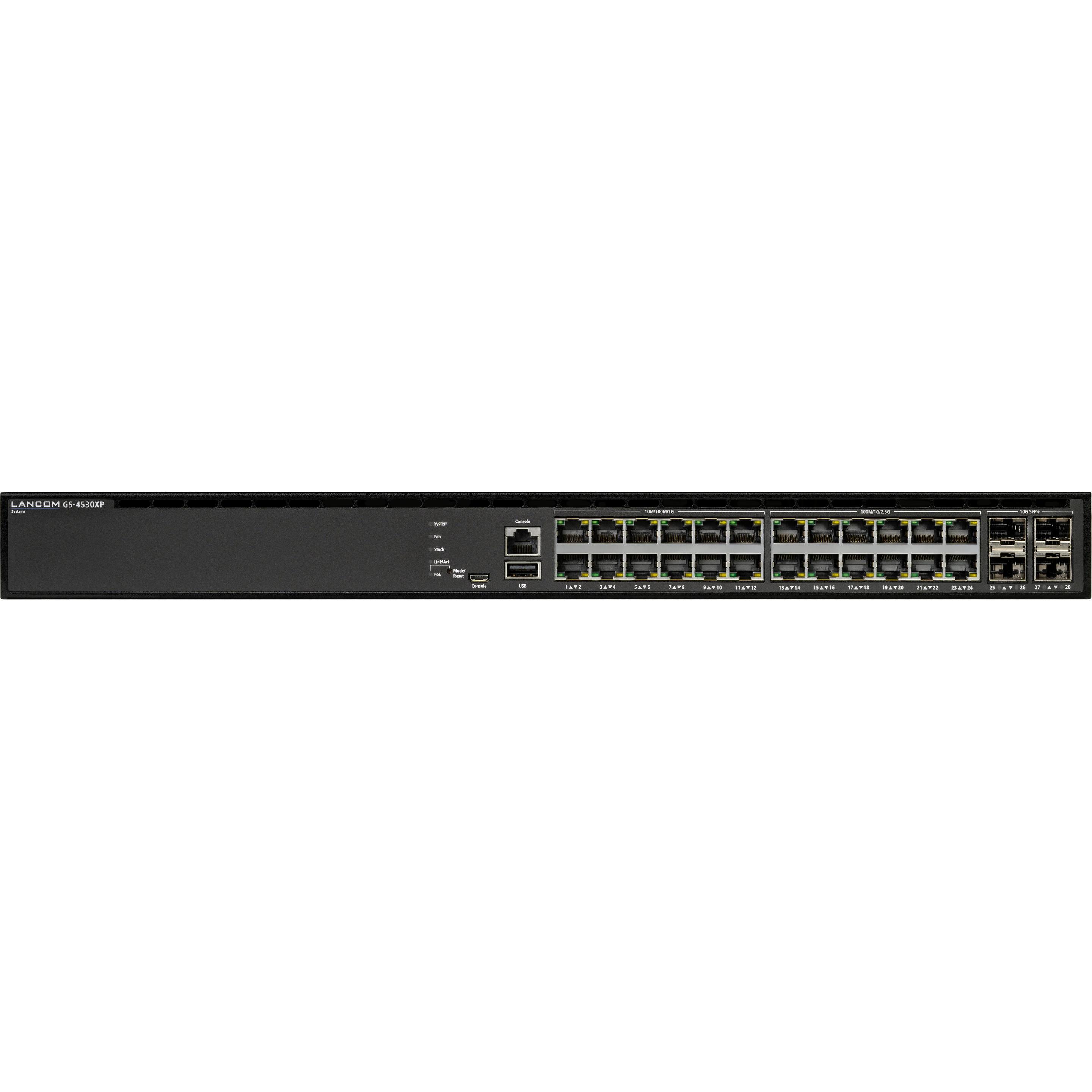Thumbnail - Lancom Systems GS-4530XP (30 Ports), Netzwerk Switch, Schwarz
