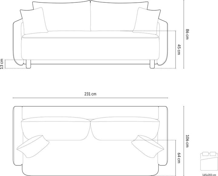Produktbild Micadoni Elen (3-Sitzer)