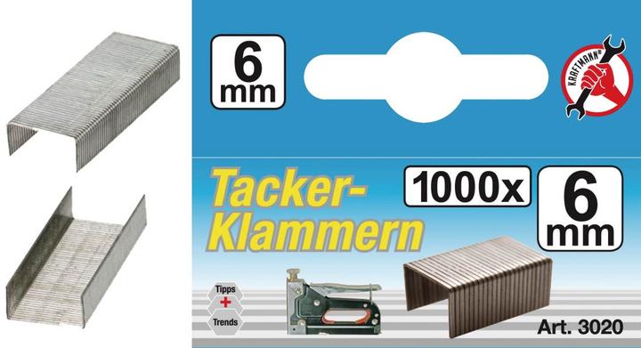 Produktbild BGS Klammern Typ 53 6 x 11,4 mm 1000 Stück (1 x)