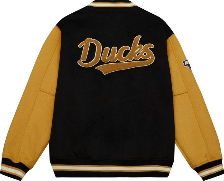 Produktbild Mitchell & Ness M&N Legacy Varsity Wool Jacke - NHL Anaheim Ducks - S (S)