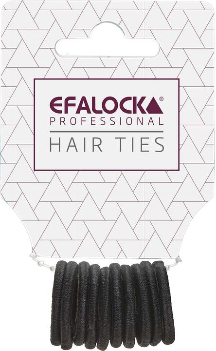 Image du produit Efalock hair elastic mini black 10pcs (Élastiques à cheveux)