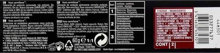 Actual product image L'Oréal Professionnel Aluminum foil silver (C 5.6 light brown red)