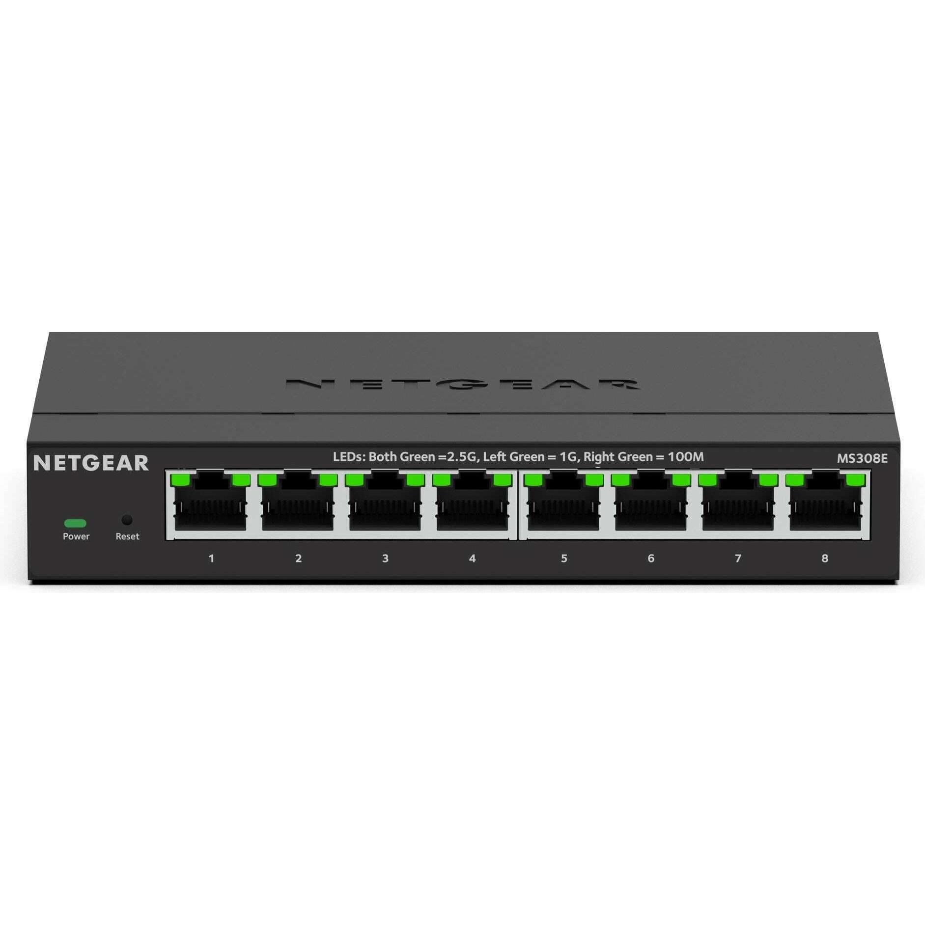 Thumbnail - Netgear MS308E (8 Ports), Netzwerk Switch, Schwarz