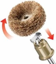 Immagine prodotto Dremel Dischi per smerigliatura fine grossolana/media Ø 25,0 mm, compatibili con EZ SpeedClic (2 pezzi) (180)